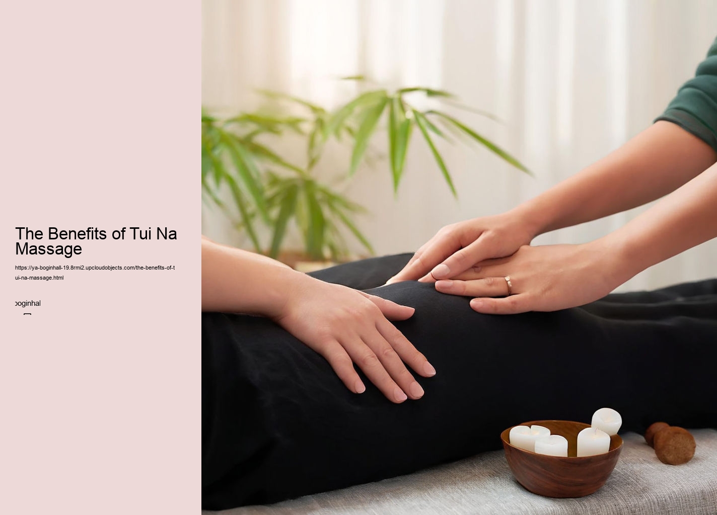 The Benefits of Tui Na Massage